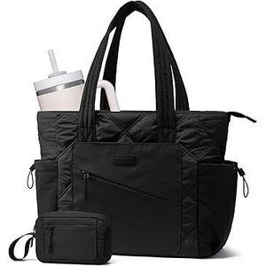 Tote Bag For Women, Puffer Bag And Work Bags With Zipper For Travel, Daily,